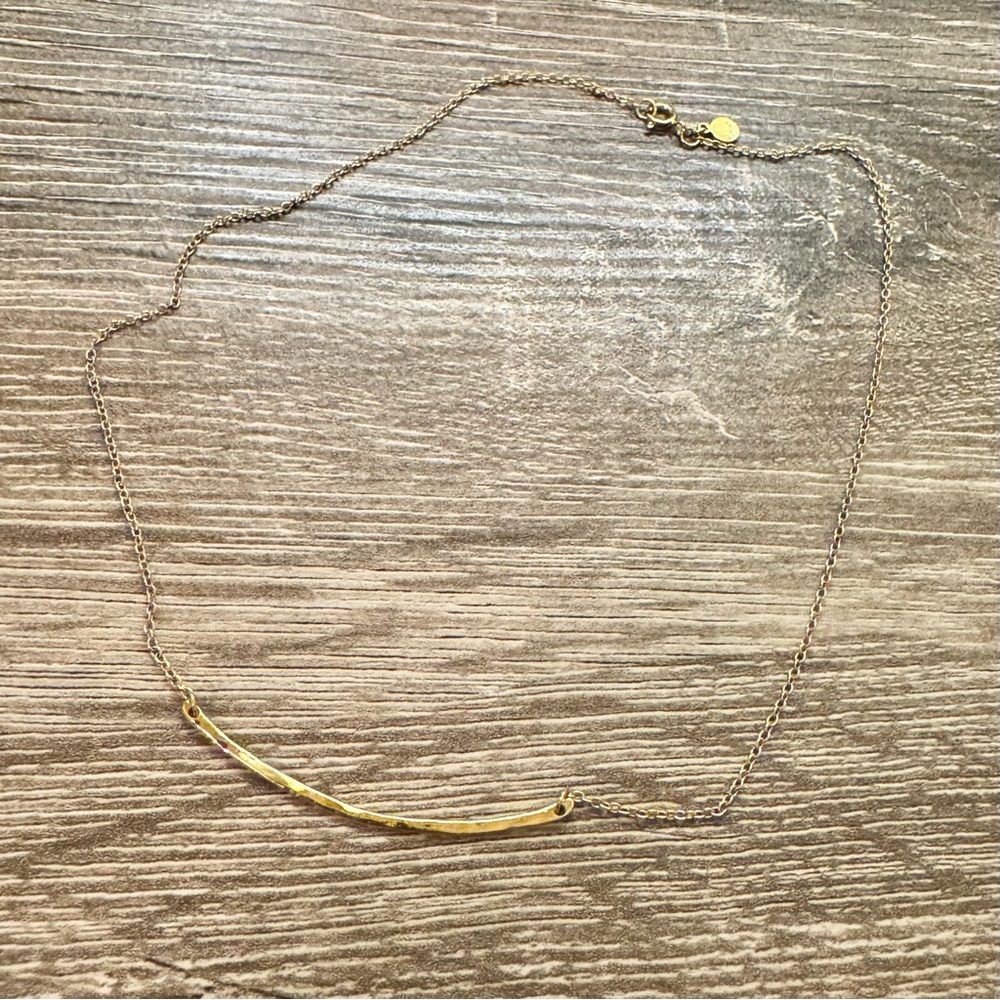Gorjana Gold Taner Bar Necklace